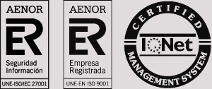 Logo de certificación Aenor